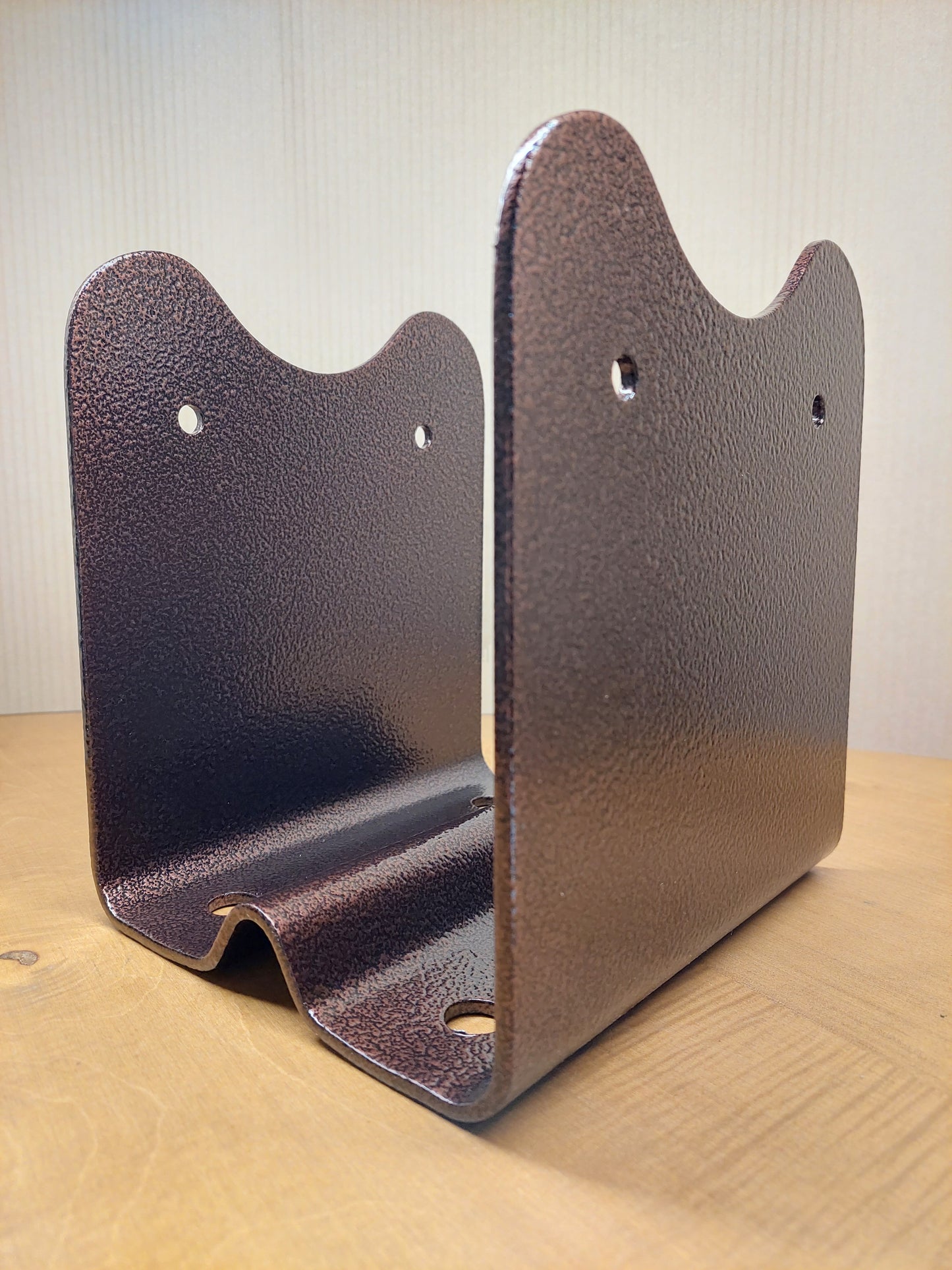Staffa Portapilastro 16x20 - Finitura Marrone Bucciata