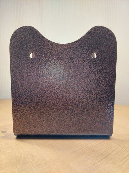 Staffa Portapilastro 16x20 - Finitura Marrone Bucciata
