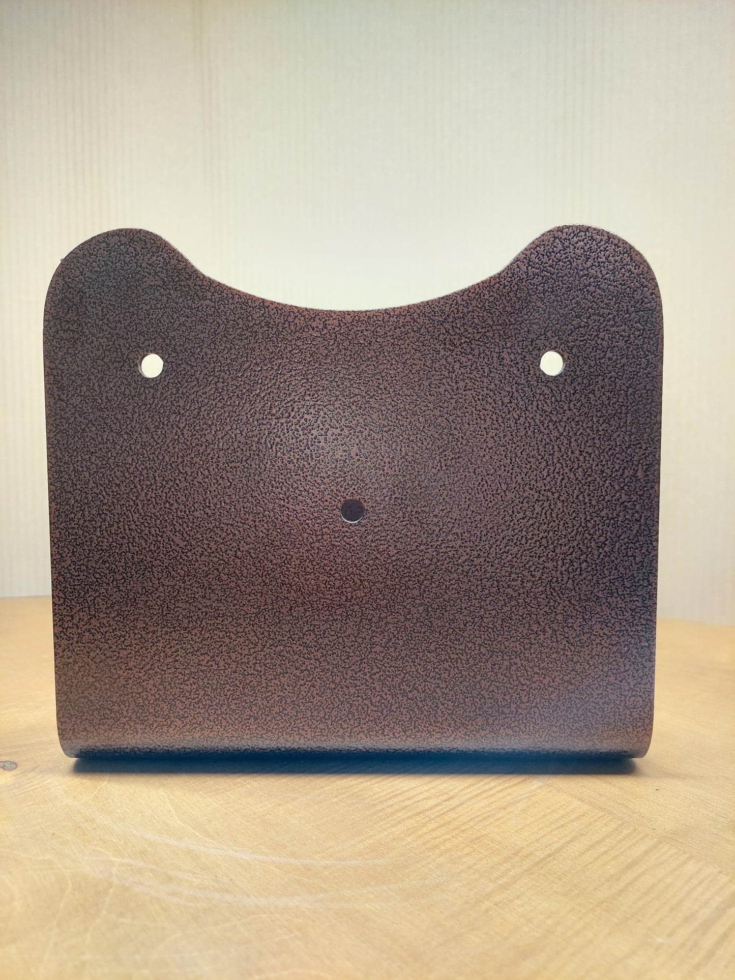 Staffa Portapilastro 20x24 - Finitura Marrone Bucciata